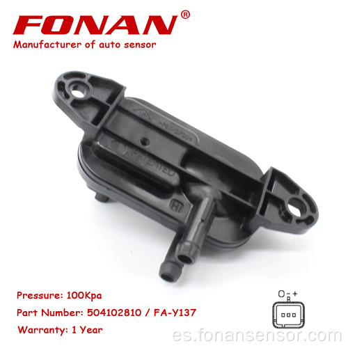 Se ajusta a la alta calidad Citroen Relay Jumper Peugeot Boxer 3.0 HDI 2.3 Sensor de presión diferencial DPF 504102810 55210304 1618ET